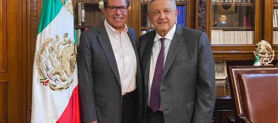 Llama Ricardo Monreal a inversionistas a confiar en López Obrador Llama Ricardo Monreal a inversionistas a confiar en López Obrador
