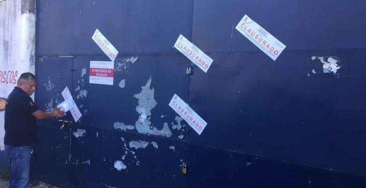 Clausuran establecimientos por no acatar decreto para evitar contagio del Covid19