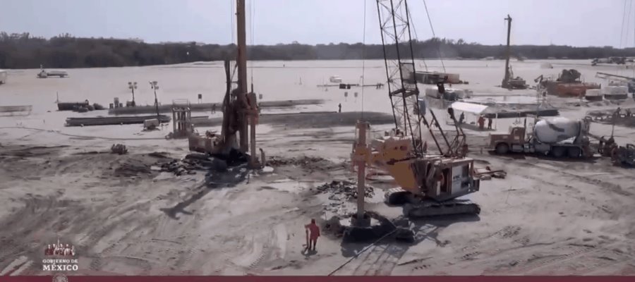 Presentan avances en la construcción de la Refinería de Dos Bocas