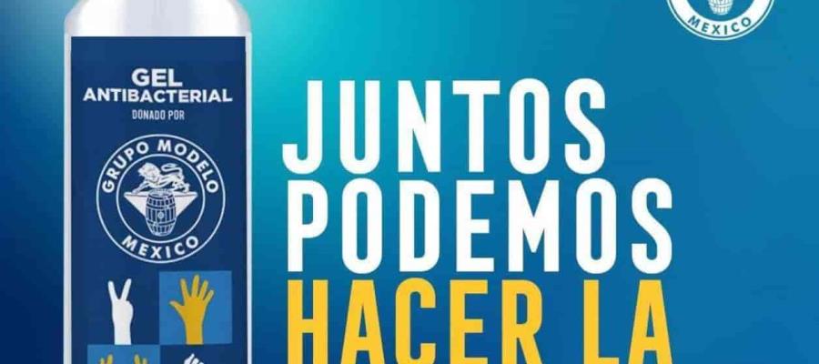 Grupo Modelo utiliza el alcohol de su cerveza para crear gel antibacterial