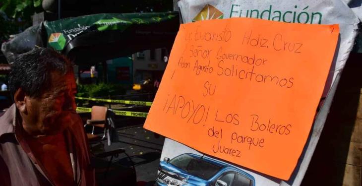 Piden comerciantes del Parque Juárez, plan de rescate inmediato, ante contingencia