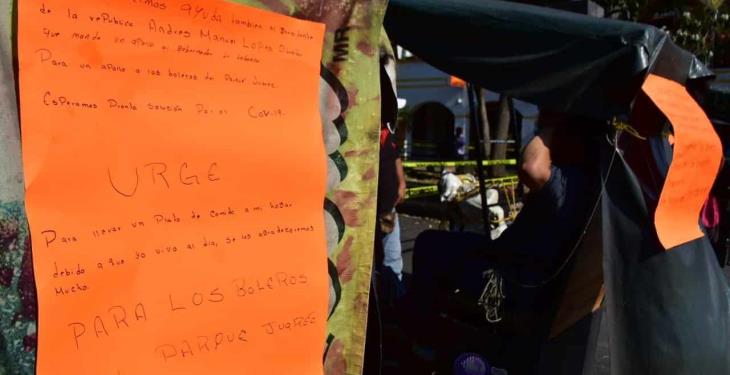 Piden comerciantes del Parque Juárez, plan de rescate inmediato, ante contingencia