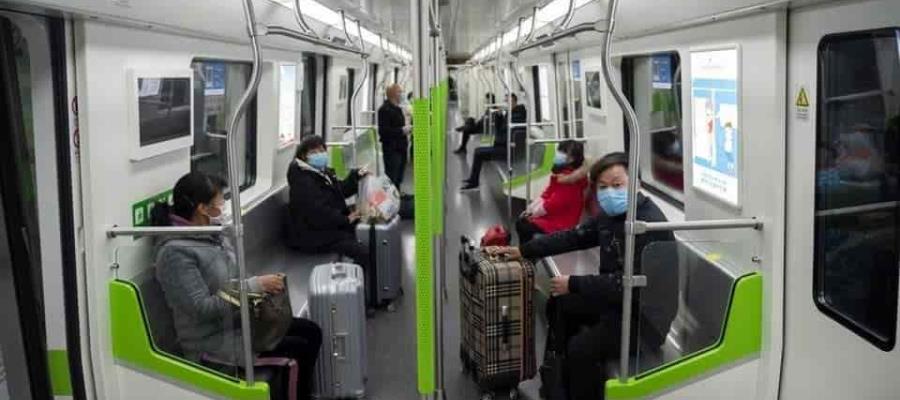 Reanuda Wuhan servicio del metro, tras dos meses de suspensión por pandemia