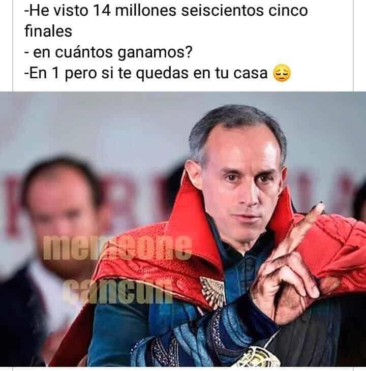 Solo en un escenario ganamos, quédense en casa, los mejores memes de esta cuarentena