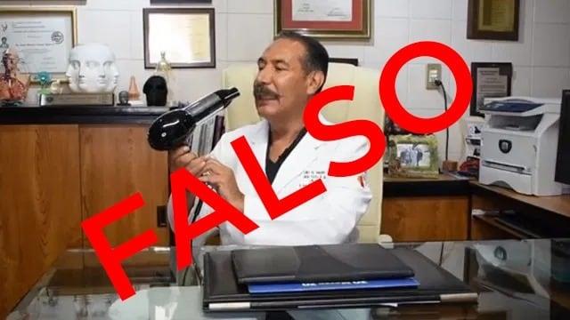 COVID- 19 no se destruye con técnica de secadora de pelo