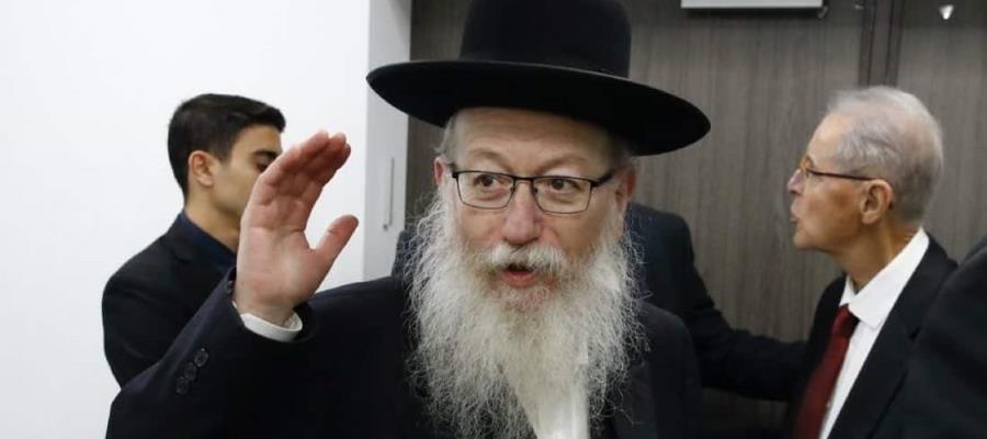 Ministro de Salud de Israel da positivo por coronavirus 