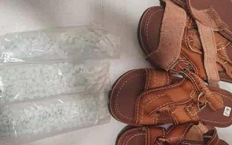 Aseguran droga oculta en huaraches que intentaron enviar desde Sinaloa a EU