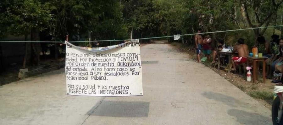 Habitantes de Tacotalpa restringen paso en Cerro Blanco como prevención ante el Covid-19 Habitantes de Tacotalpa restringen paso en Cerro Blanco como prevención ante el Covid-19