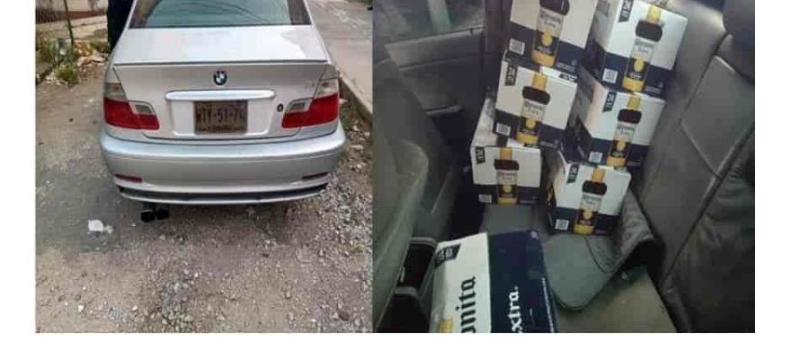 Decomisan cervezas en el municipio del Centro