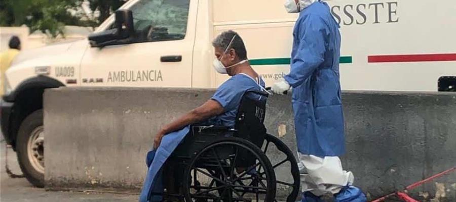 Toca la Campana de la Vida segundo paciente recuperado de Coronavirus en el Hospital del ISSSTE