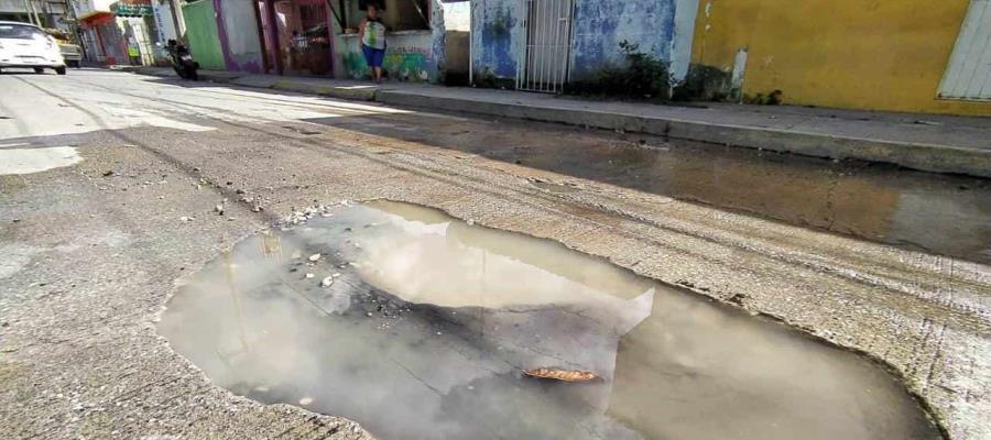 Consideran villahermosinos que los baches son el problema más importante en la ciudad