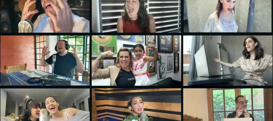 Cantantes mexicanos interpretan Resistiré