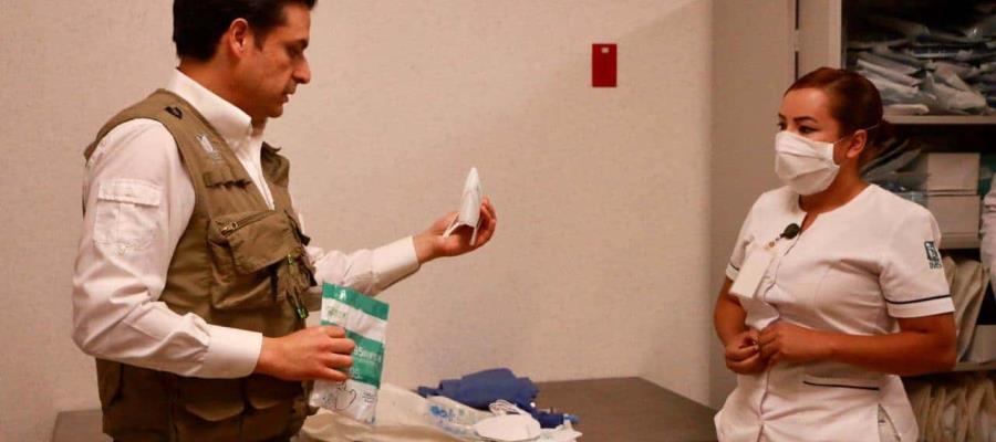 Más de 8 toneladas de caretas protectoras repartirá el IMSS en el país: Zoé Robledo