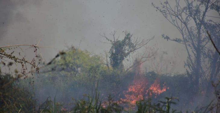 Se registran múltiples incendios en la Vhsa-Teapa; amenazan a conjuntos habitacionales