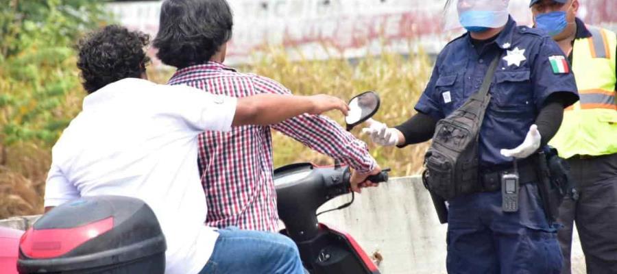 Llevarán ante la autoridad a tabasqueños que desobedezcan restricciones de movilidad, tras inicio de la fase 3 por Covid-19