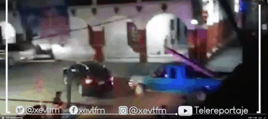 Conductor burla filtro vial y se da a la fuga, en Pichucalco