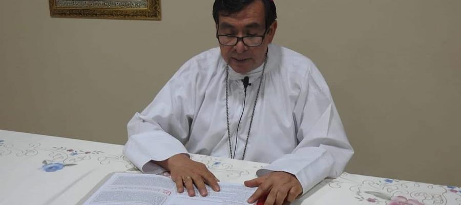 Durante el confinamiento es fácil alterarse y faltarse al respeto, advierte Obispo de Tabasco