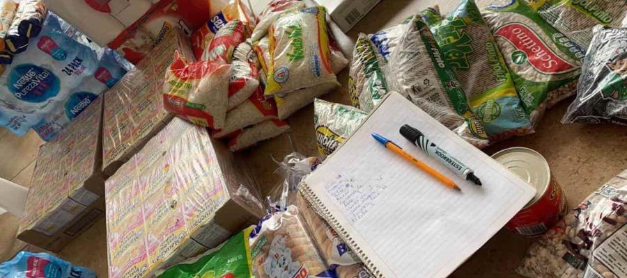 Se organizan jóvenes de Cárdenas para colecta de víveres para familias afectadas por la pandemia