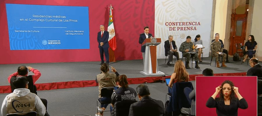 Convierten Los Pinos en albergue para médicos y enfermeras del IMSS, que atienden a pacientes con Covid-19