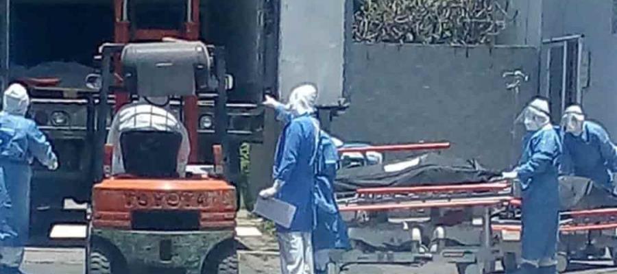 Contratan en el ISSSTE tráiler para alojar cuerpos que han muerto por Covid-19 Contratan en el ISSSTE tráiler para alojar cuerpos que han muerto por Covid-19