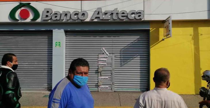 Clausuran en Tabasco tiendas Elektra y Banco Azteca… por incumplir decreto de cierre total de actividades