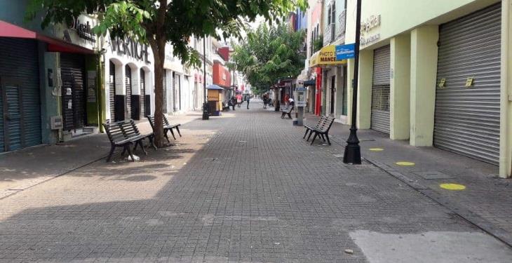 Villahermosa luce vacía, tras medida restrictiva de movilidad