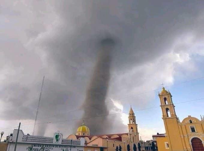 Aparecen nuevos tornados en el estado de Puebla, no se reportan afectaciones