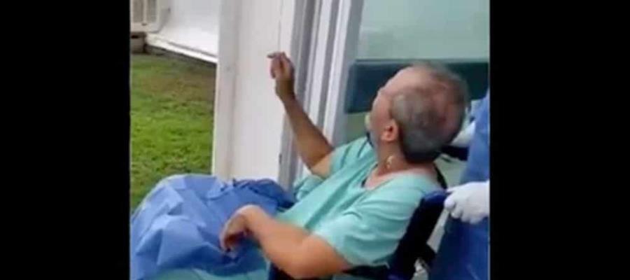 Toca la campana de la vida el subdirector del hospital del ISSET tras vencer el COVID-19