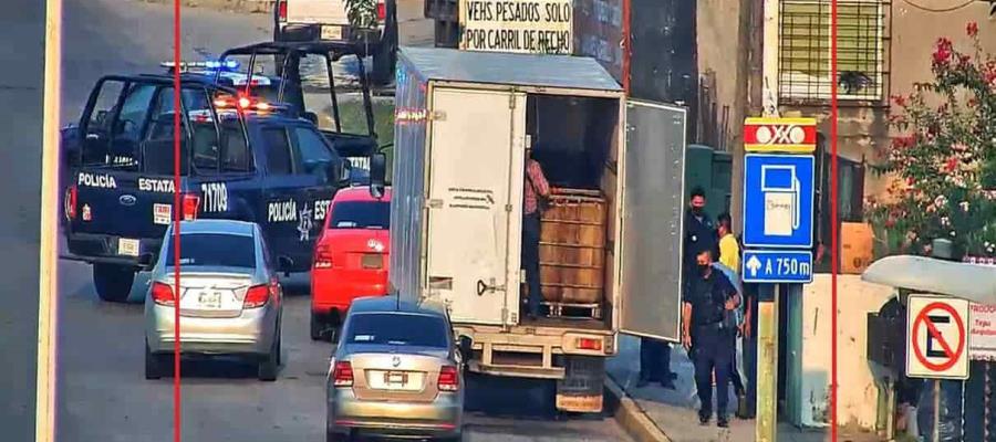 Mediante GPS recuperan Policías dos unidades robadas en diferentes puntos del Centro