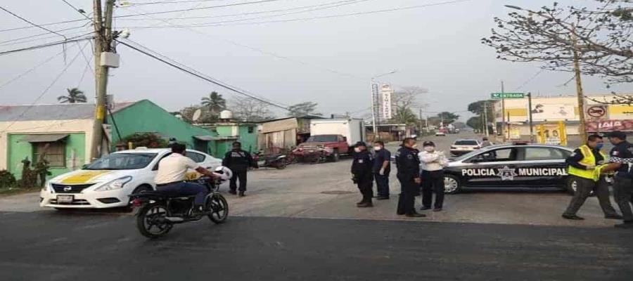 Muere policía por Covid-19 en Centla; 60 uniformados están en cuarentena