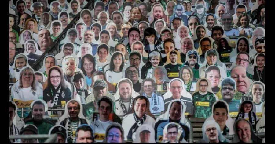 Usa equipo de Bundesliga muñecos de cartón como aficionados