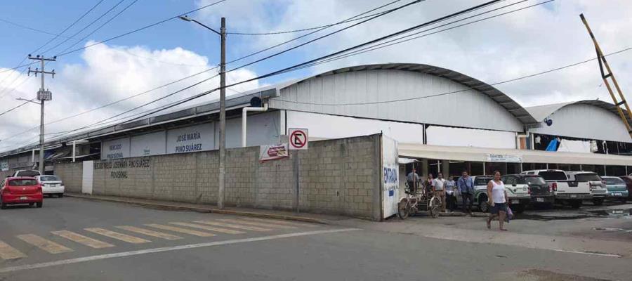 Desmantelamiento de carpas del mercado provisional, es por remodelación, precisa Ayuntamiento de Centro