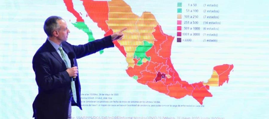 Villahermosa va en declive en casos de coronavirus: Hugo López-Gatell
