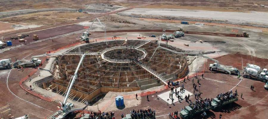 Asegura AMLO que no hay desabasto de agua en aeropuerto de Santa Lucía