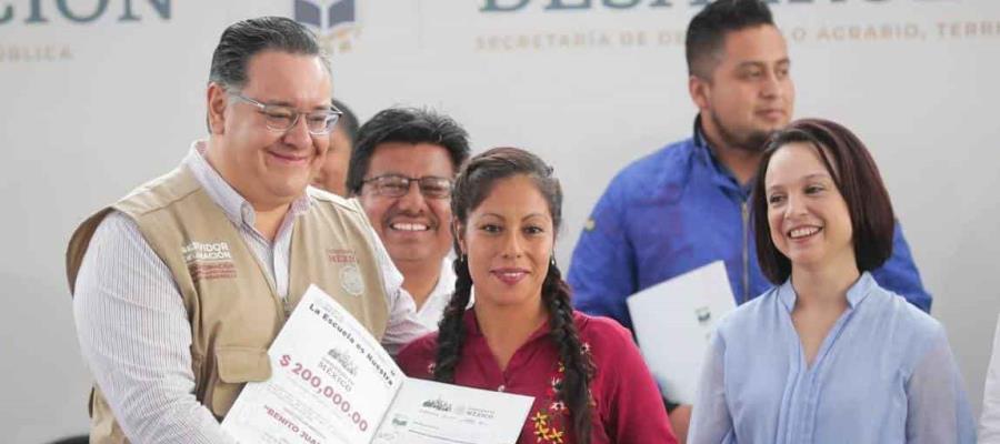 Asegura gobierno que La escuela es nuestra ha generado más de 25 mil fuentes de empleo