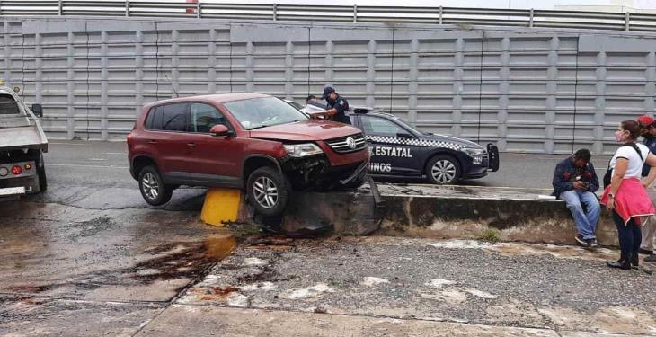 Se registran al menos cinco accidentes automovilísticos en carreteras en Tabasco