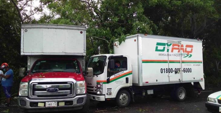 Se registran al menos cinco accidentes automovilísticos en carreteras en Tabasco