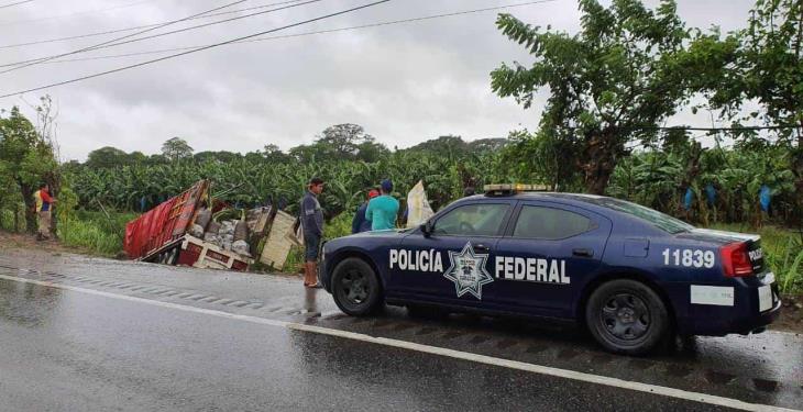 Se registran al menos cinco accidentes automovilísticos en carreteras en Tabasco