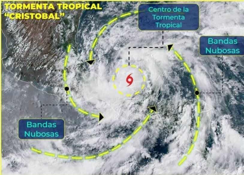 Cambia a semáforo rojo la zona de los Ríos por Tormenta Tropical; zona costera baja su intensidad: Protección Civil