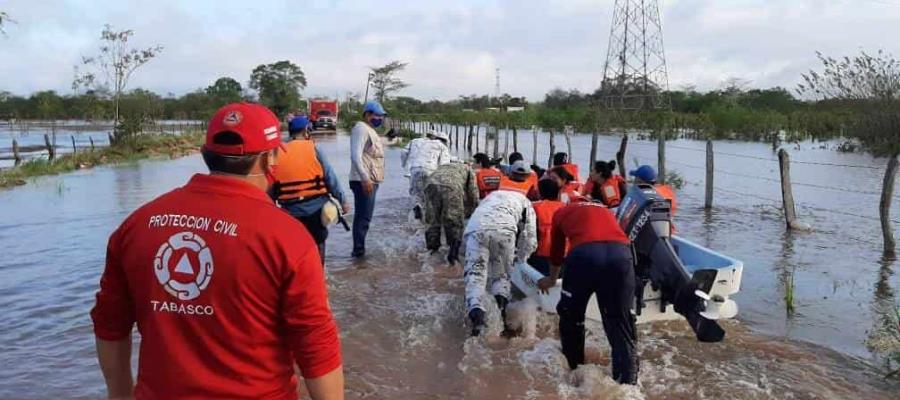 Reporta Protección Civil que Cristóbal dejó casi 2 mil viviendas anegadas en Tabasco