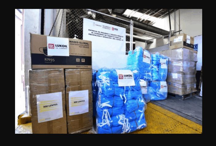 Dona empresa rusa 1.1 mdp en equipo médico a Tabasco