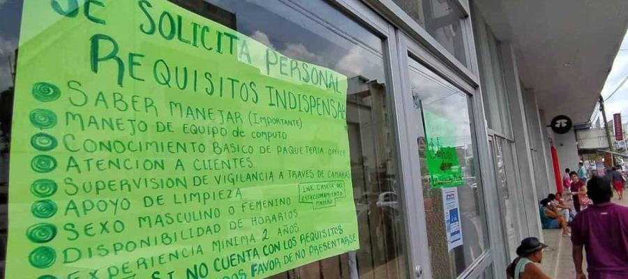 Tabasco cierra con tasa de ocupación de 95.5% durante el 2021, reporta INEGI