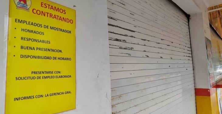 Comercios ofrecen vacantes laborales a pocos días de la nueva normalidad