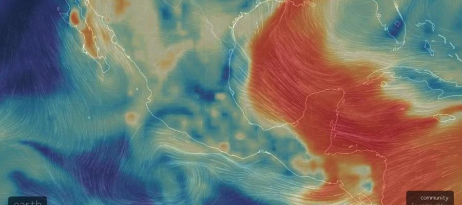 Polvo del Sahara se desplazará por la noche de este viernes hacia la parte sur de EU dejando de afectar territorio mexicano