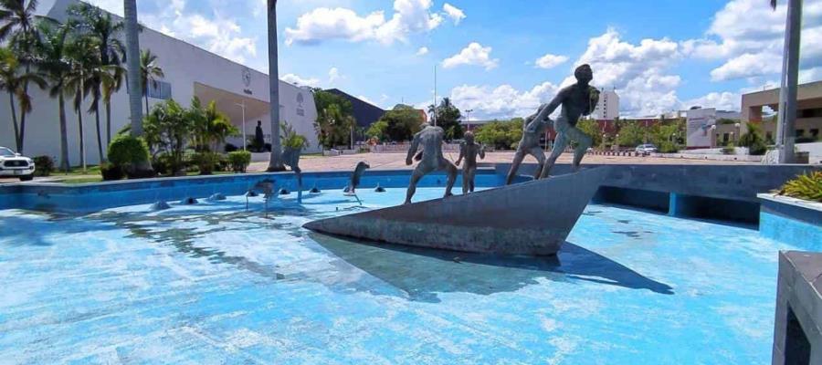 Realizan recorrido virtual en parques y Zona Luz en el marco del 456 aniversario de la fundación de Villahermosa