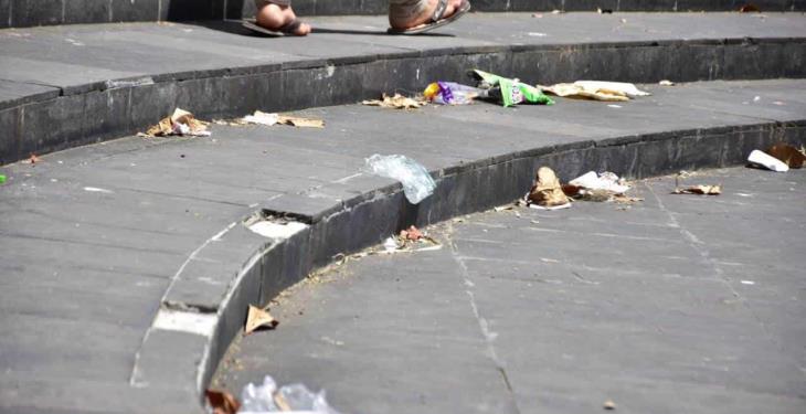 Parque Juárez, el lugar que ha no podido permanecer sin gente y limpio durante la pandemia