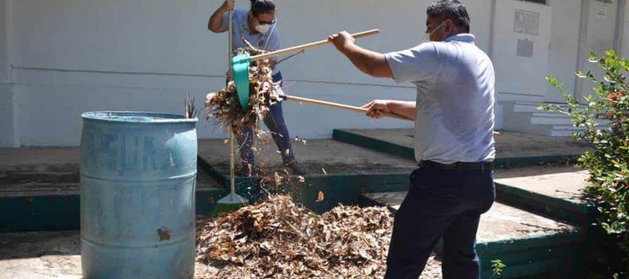 Inician trabajos de limpieza en divisiones académicas de la UJAT ante el regreso escalonado a las actividades