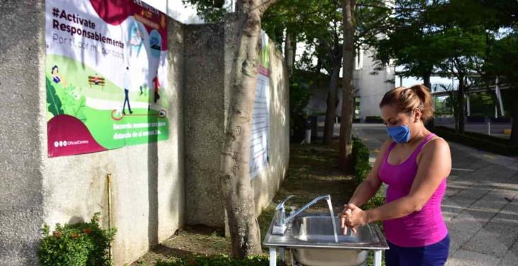 Llega la nueva normalidad a los parques de Villahermosa