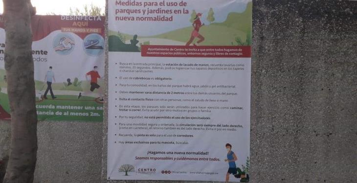 Evaluará Ayuntamiento de Centro a diario comportamiento de visitantes a parques