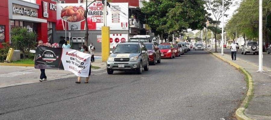 ‘Poco original’ las manifestaciones que se hacen en coche, califica AMLO